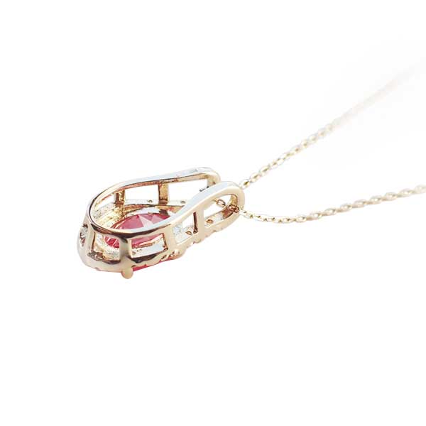 Padparadscha Sapphire Pendant 01